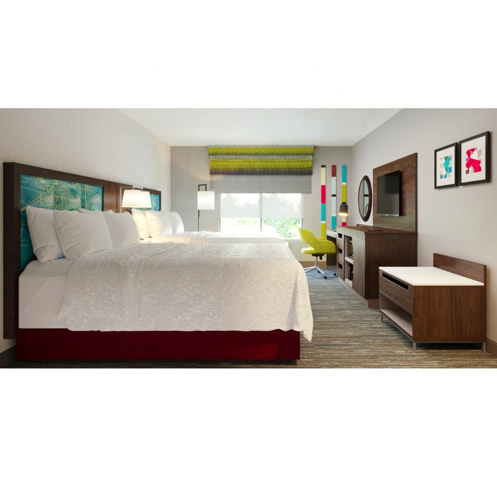 Hampton Inn 5 звезд, набор мебели для комнат в отеле, комплект мебели для спальни king, комплекты мебели для спальни в отеле