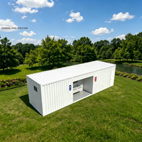 Toilettes publiques portables préfabriquées individuelles et personnalisables pour l'extérieur, faciles à déplacer et à utiliser dans le domaine public