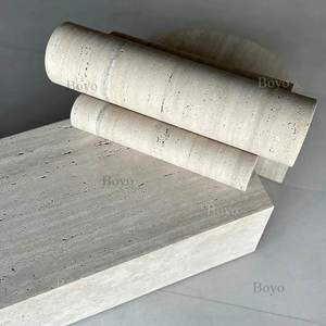 Banco <span class=keywords><strong>de</strong></span> Mármol Travertino Beige Artístico Personalizado <span class=keywords><strong>de</strong></span> Alta Gama para Vestíbulo <span class=keywords><strong>de</strong></span> Hotel - Product Image 2