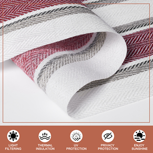 <span class=keywords><strong>Tende</strong></span> Romane Senza Foratura Personalizzate in Tessuto di Poliestere Ecologico, Senza Attrezzi, con Sistema Integrato per <span class=keywords><strong>Soggiorno</strong></span> e Hotel - Product Image 6