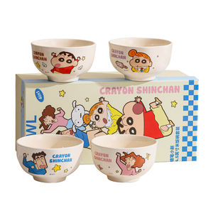 Crayon Shin-chan uma Família Tigela De Cerâmica Pode Ser Colocado No Microondas Tigela De Arroz Dos Desenhos Animados Tigela De Louç<span class=keywords><strong>a</strong></span> De Cerâmica Do Lar Bonito - Product Image 6