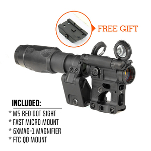 SPECPRECISION M5 <span class=keywords><strong>6X</strong></span> MAG-<span class=keywords><strong>1</strong></span> <span class=keywords><strong>6X</strong></span> Lupa Combo 2,26 \ "Óptica Centerline Altura Red Dot Sight - Product Image 2