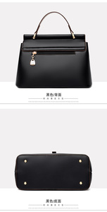 New Embossed Fashionable Women's Bag High Quality Simple Texture Women's Handbag Solid Color <b>Square</b> Soft Handle Pu Shoulder Bag - Product Image 5