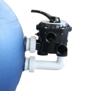 Filtro de arena de 22 pulgadas con válvula lateral de 6 vías Sistema limpiador de filtro de <span class=keywords><strong>piscina</strong></span> con soporte Fácil instalación - Product Image 3