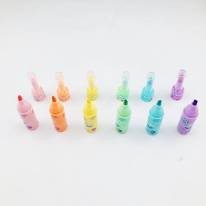 Pennarelli Mini Multicolore Carini all'Ingrosso, Evidenziatori a 6 Colori - Product Image 5