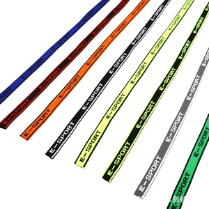 Accessori per l'abbigliamento nastro sottile fascia elastica collo stampa Logo in rilievo Silicone poliestere borse per indumenti tessuto per la casa scarpe fettuccia - Product Image 1