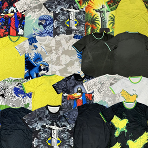 Hochwertiges Fußball trikot der brasilia nischen Nationalmannschaft Schnellt rocknende und Digitaldruck fabrik Direkt verkauf für die Sommersaison - Product Image 1