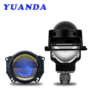 หลอดไฟ LED กำลังสูง 65W รุ่นใหม่ ขนาด 3 นิ้ว ชิป LED แบบ Dual-Power สำหรับมอเตอร์ไซค์/รถยนต์ ความสว่าง 18000Lm แสงสีฟ้า กันน้ำ IP67 6500K 12V - Product Image 1