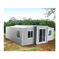 Prêt à l'emploi luxe moderne préfabriqué extensible pliable préfabriqué pliable mobile expédition conteneur kit maison à vendre