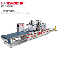 HONDABENK HD-MTS-L tout-en-un CNC routeur découpeuse boîte de vitesses roulement Syntec contrôle Table à vide pour couvercle de porte alimentation des feuilles