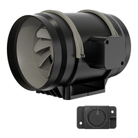 Ventilateur de gaine en ligne de 4, 6 et 8 pouces avec moteur EC pour la ventilation CVC, l'extraction en salle de culture et les conduits haute pression – Approvisionnement direct usine