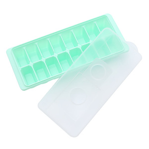 Bac à glaçons en plastique à 16 cavités, résistant au congélateur, pour congélation rapide, avec couvercle, boîte de rangement pour glaçons de <span class=keywords><strong>cuisine</strong></span>, moule à glaçons DIY - Product Image 2
