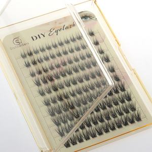 ชุดขนตาปลอมสำหรับต่อขนตาปลอม2025ใหม่ชุดถาดขนตาแคชเมียร์แบบตัดไว้ล่วงหน้าติดฉลากตามต้องการ - Product Image 2