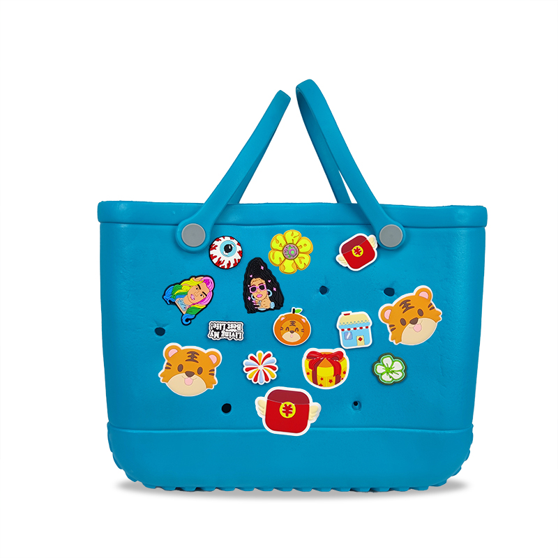 6 Ciondoli Per Borsa Da Spiaggia B-ogg | Stelle Marine E Conchiglie In PVC | Accessori Decorativi - 6