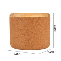 Altavoz Bluetooth Ecológico de Madera, Mini Portátil, de Corcho Natural y Bambú, 3W Inalámbrico, con Logotipo Personalizado, Idea de Regalo Corporativo