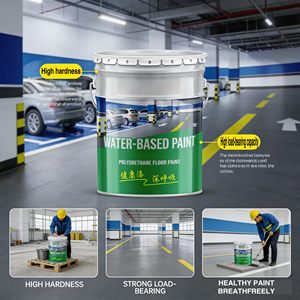 <b>Water</b>-based Ultra-wear-resistant Polyurethane Floor Coating for Interior and Exterior Courtyard Floor Renovation - Product Image 4