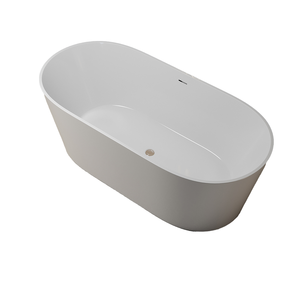 SONDERANGEBOT Modernes Apartment Ovalförmige Freistehende Acryl-Badewanne Hochwertige Entspannungs-Badewanne - Product Image 4