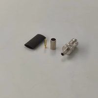 Câble coaxial RF RG58 étanche avec connecteur BNC femelle à sertir, 50 Ohms, personnalisé pour antenne et vidéosurveillance