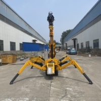 Mini-grue araignée électrique compacte, capacité de charge de 1,2 tonne, certifiée CE pour levage en intérieur