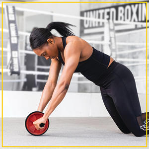 Equipo de Ejercicio Abdominal, Fortalecedor de Abdomen, Ruedas Dobles de PP y TPR, Acero Inoxidable, Duradero, Unisex - Product Image 5