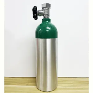 Meistverkaufte Hochwertige Hochdruck-Medizinische 3,4L 6,7L 10L Aluminiumflaschen für Sauerstoffgas - Product Image 4