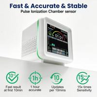 Detector de Radón por Ionización Pulsada 2026 RN01 con Conectividad WiFi Inteligente, Gráficos en Tiempo Real y Promedios a Largo Plazo (LTA) - China