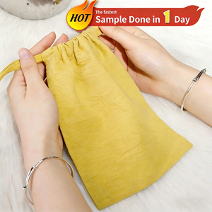 Bolsa <span class=keywords><strong>de</strong></span> Lona <span class=keywords><strong>de</strong></span> Algodón con Cordón Doble y Logotipo Personalizado Honwee, Bolsa para Zapatos con Cordón - Product Image 4