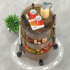 Support de rangement en plastique rotatif, organisateur de cuisine à plusieurs niveaux, réglable, pour Fruits et légumes, articles divers - Product Image 6