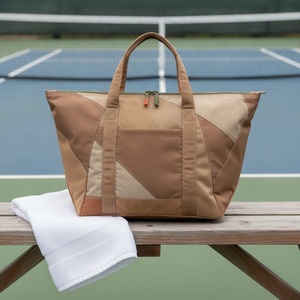 Bolsa de transporte Geo-Panel para Pickleball, para 3 palas, con espacios para restos de material, logotipo personalizado, venta al por mayor, para tenis y pádel - Product Image 3