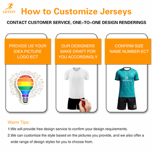 Ensemble de maillots de football unisexe neufs, vente en gros d'usine, respirant, été, imprimé, personnalisé, entraînement d'équipe, match de football - Product Image 2