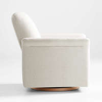 Chaise pivotante blanche pour salon chambre et salon chaise d'appoint pivotante baril fauteuils de salon
