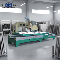 Machine à découper les bords de pierre électrique Zhengda Machinery ZDQ95-8 avec moteur de chanfreinage 380V 11.55KW pour quartz/marbre/granit