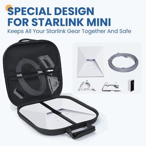 Borsa Protettiva Impermeabile per Antenna Mini Dish <span class=keywords><strong>Space</strong></span> <span class=keywords><strong>X</strong></span> Starlink, Design Compatto per Viaggi, Camper, Furgoni, Campeggio e Uso Esterno - Product Image 1