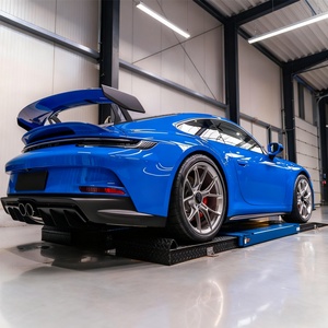 POLARIE PET Liner Super Glossy Metallic PET Shark Blue Vehicle Wraps Colors Car Vinyl - Product Image 3