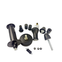Silicone personnalisé 70A, pièces en caoutchouc noir avec insert métallique, moulage par découpe, supports anti-vibration OEM, bagues et passe-fils, ISO9001