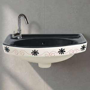 Contemporary Ceramic Wall Hung Wash Basin Sleek Hand Wash Sink for Hotels Villas Offices and Commercial Projects - Product Image 5
