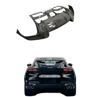 Nouvelle lèvre de diffuseur arrière en Fiber de carbone sèche de Style OEM adaptée à la Modification des pièces de carrosserie Ferrari Purosangue FUV