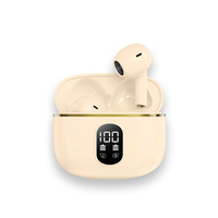 Stock entrepôt US – Écouteurs sans fil Bluetooth V5.3 EDR avec affichage LED, étanches, intra-auriculaires, réduction de bruit, pour téléphone