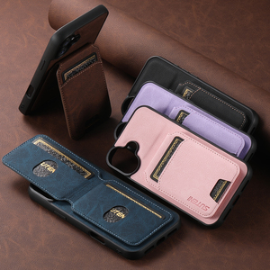Funda SUTENI para <span class=keywords><strong>iPhone</strong></span> 17 Pro Max con Soporte y Ranuras para Tarjetas, Textura Lichi Esmerilada, Cuero Sintético de Lujo, Compatible con 16 Plus, 15, 14, 13, <span class=keywords><strong>12</strong></span> - Product Image 6