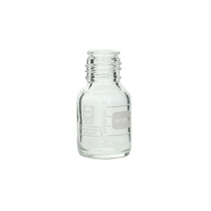 Bouteille à bouchon à vis enduit de sécurité Sibata 500 ml pour usage en laboratoire avec bouchon bleu - Product Image 4