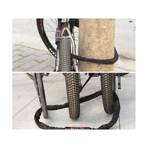 Catena di lucchetto a combinazione a 4 cifre da 100cm per motocicli, scooter, biciclette e scooter-auto e moto/mondo motociclistico - Product Image 3