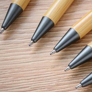 Regalos para el Día del Padre, Bolígrafo Ecológico y Duradero de Bambú, Logotipo Personalizado Impreso en Serigrafía, Regalo Promocional con Mecanismo de Clic - Product Image 3