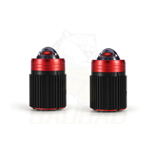 Miniluces LED de conducción para coche y motocicleta, luz blanca ámbar, doble/intermitente, 45W, proyector de lentes - Product Image 3