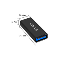 Adaptateur USB 3.0 mâle à femelle, connecteur d'extension USB 3.0 haute vitesse 10 Gbit/s pour ordinateur portable
