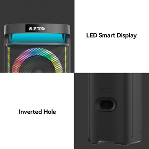 Loa âm thanh Bluetooth mới, loa trầm kép inch, chuyên nghiệp, vỏ gỗ, tích hợp đèn RGB, dùng cho vũ trường, DJ, karaoke, tiệc tùng - Product Image 6