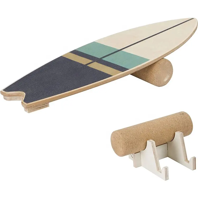 Simply Fit Abs Legs Core Workout Balance Board Trainer Board Surf Ski Skateboarding