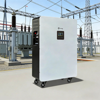 Système de Stockage d'Énergie Hybride Tout-en-un (ESS) 48V 3.5KW avec Onduleur Solaire et Batteries Empilables 100Ah, Communication CAN