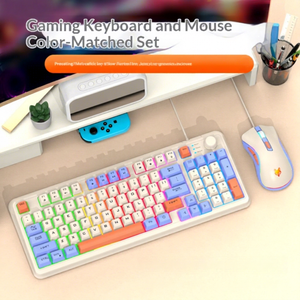 2026 สินค้าใหม่ XUNSVFOX K82 คีย์บอร์ดเกมมิ่งแบบมีสาย USB ให้ความรู้สึกเหมือนคีย์บอร์ดแบบ Mechanical พร้อมไฟเรืองแสง สำหรับคอมพิวเตอร์ตั้งโต๊ะ ใช้ได้ทั้งที่บ้านและที่ทำงาน - Product Image 1