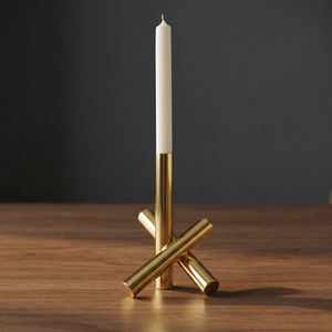 Porte-bougie contemporain en fer forgé, durable, pour la maison, le salon, la table à manger, les mariages, les fêtes, les événements, centre de table décoratif - Product Image 4
