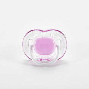 Chupón de Silicona Redondo Transparente <span class=keywords><strong>Personalizado</strong></span> para Bebés Recién Nacidos XRJ-BP002 con Soporte para Cinta - Product Image 5